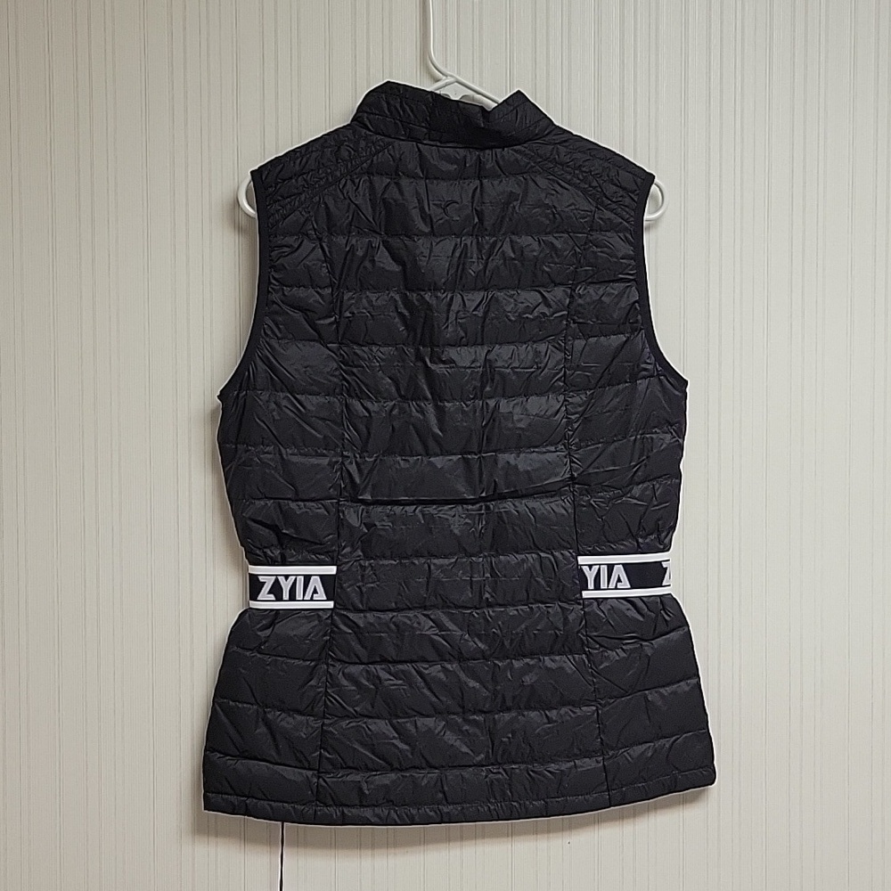 Zyia Active Black Alpine Quilted Down  Vest, Women's Sz Large New gorpcore - Picture 4 of 6